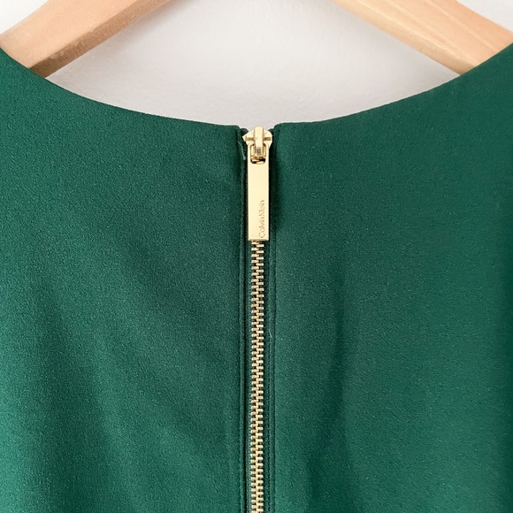 Calvin Klein // Green Tulip Sleeve Sheath Dress - The Perfect Holiday Dress - Picture 5 of 6